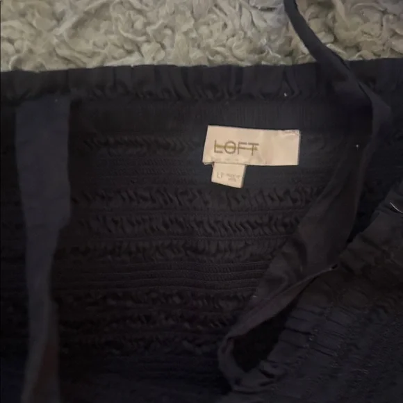 LOFT Black Midi Dress - Picture 3 of 3